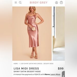 Birdy grey Lisa midi in desert rose